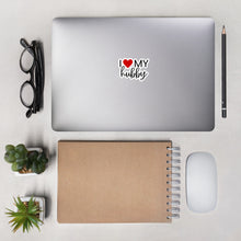 I Love My Hubby Bubble-free stickers