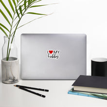 I Love My Hubby Bubble-free stickers