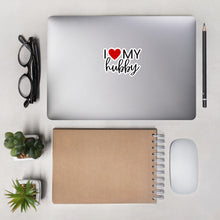 I Love My Hubby Bubble-free stickers