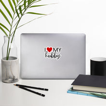 I Love My Hubby Bubble-free stickers