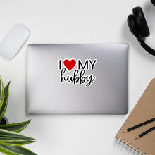 I Love My Hubby Bubble-free stickers